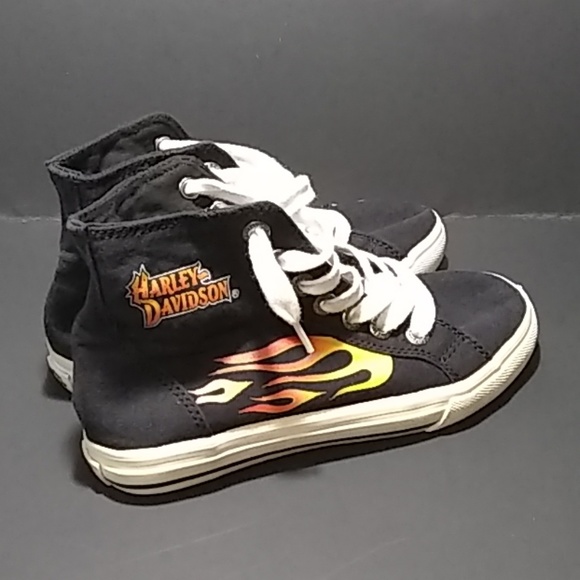 harley davidson high top tennis shoes